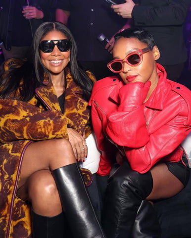 Janelle Monáe wears Handsome Stockholm Dutchess Gloves in red