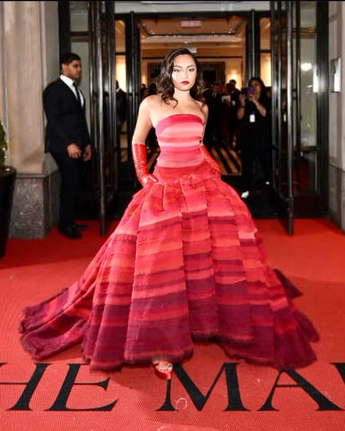 Avani Gregg wearing Handsome Stockholm gloves.