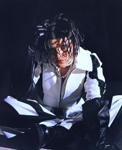 Soko wearing Handsome Stockholm